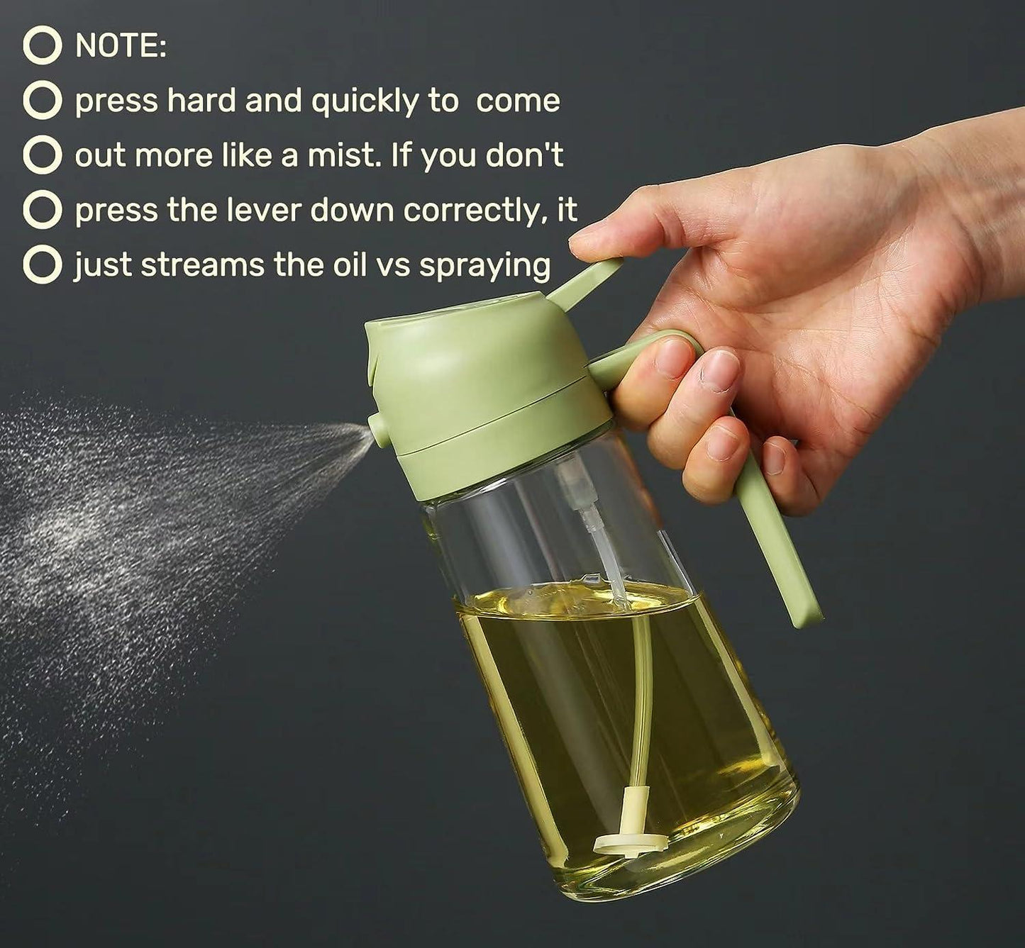 500ml Portable Cooking Oil Dispenser