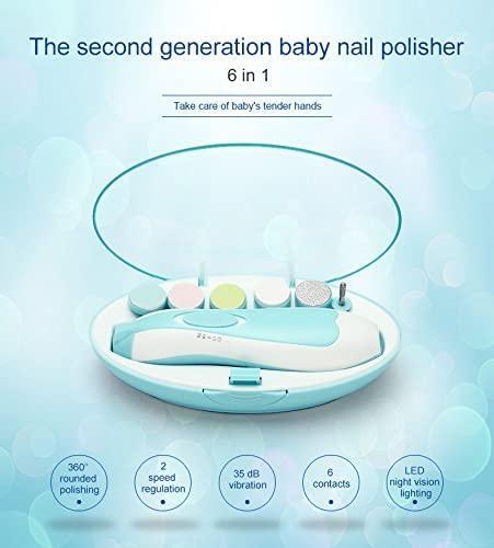 Baby Nail Clippers with Light,Electric Baby Nail Trimmer.