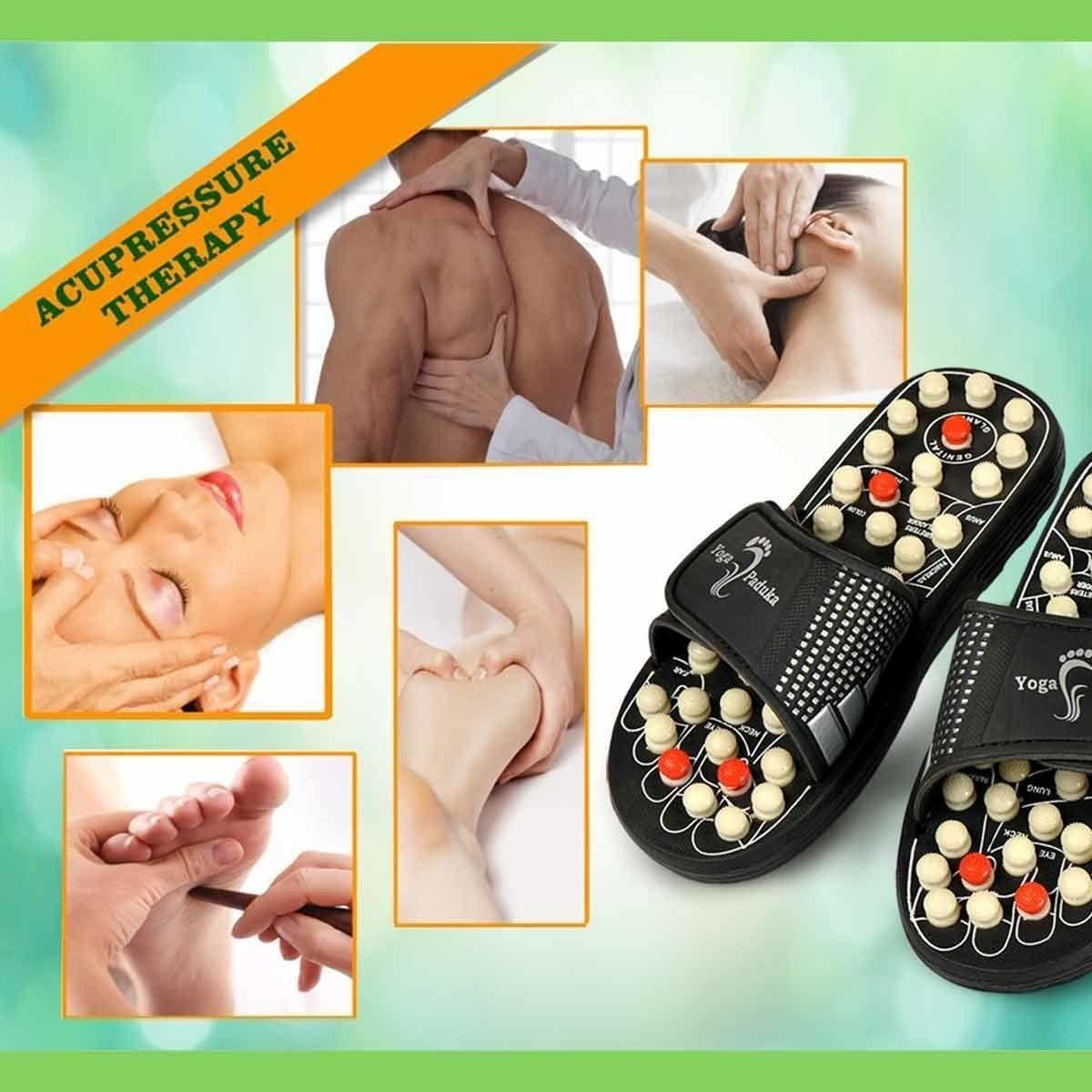 Acupressure and Magnetic Therapy Slippers for Full Body Blood Circulation For Men and Women