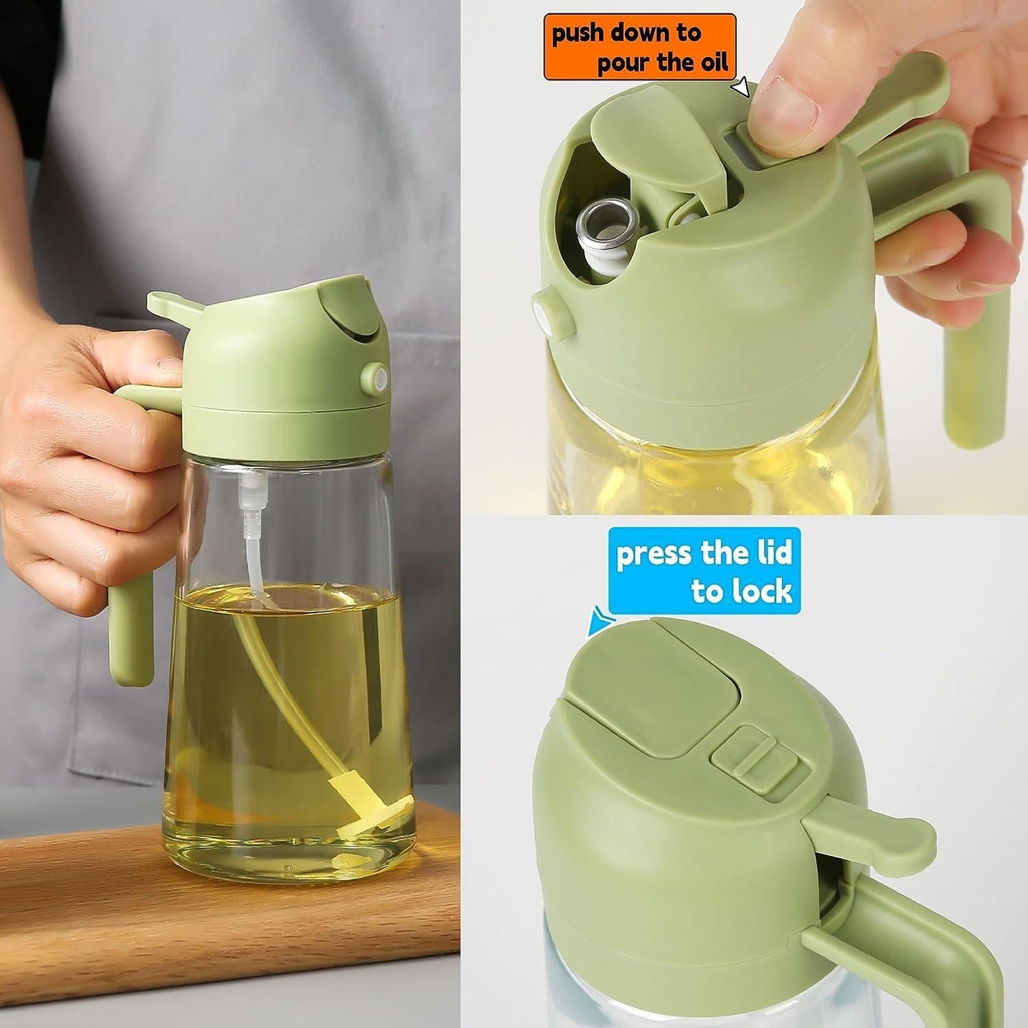 500ml Portable Cooking Oil Dispenser