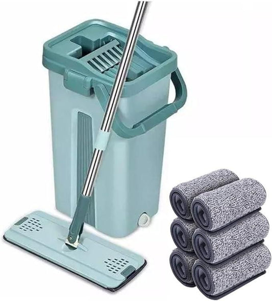 Adjustable Floor Cleaning Mop and Bucket kit