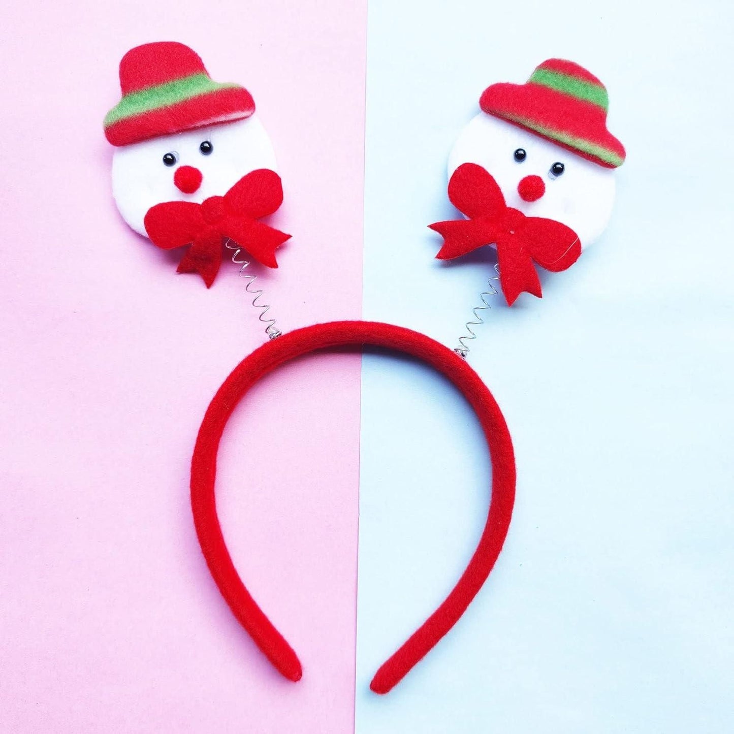 Combo of Chirtsmas snow face Headbands (Pack of 4)