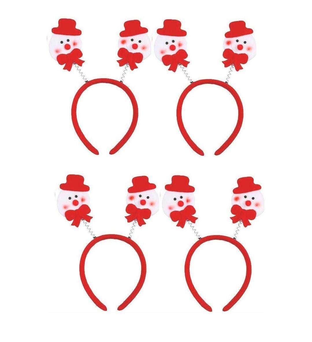 Combo of Chirtsmas snow face Headbands (Pack of 4)