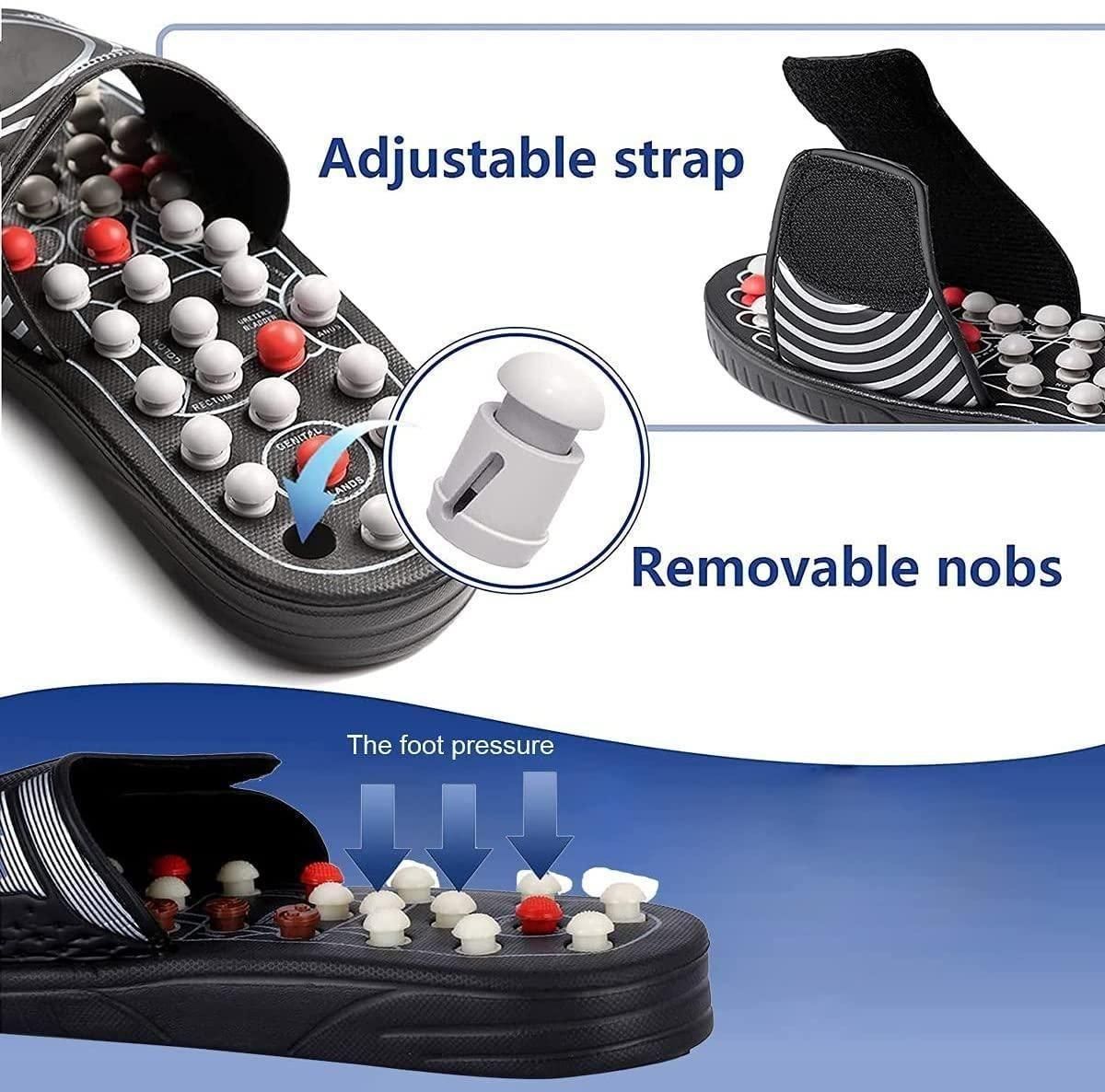 Acupressure and Magnetic Therapy Slippers for Full Body Blood Circulation For Men and Women